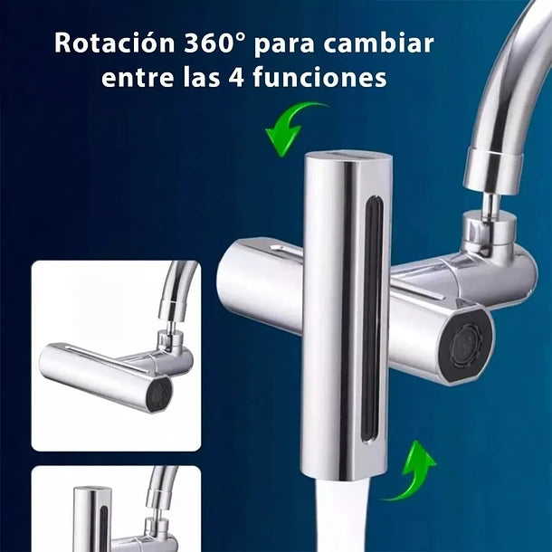"Llave 360° de 4 modos" + Limpiador de olla (regalo)